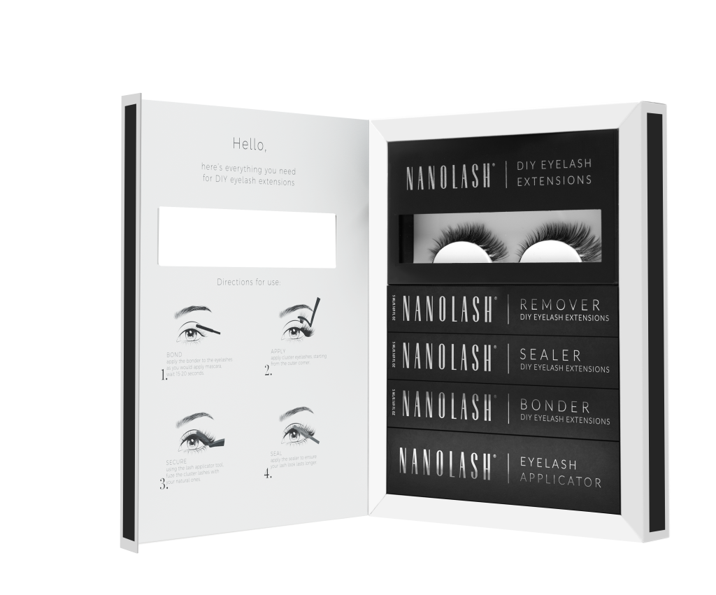 wimpern extensions selber machen set nanolash