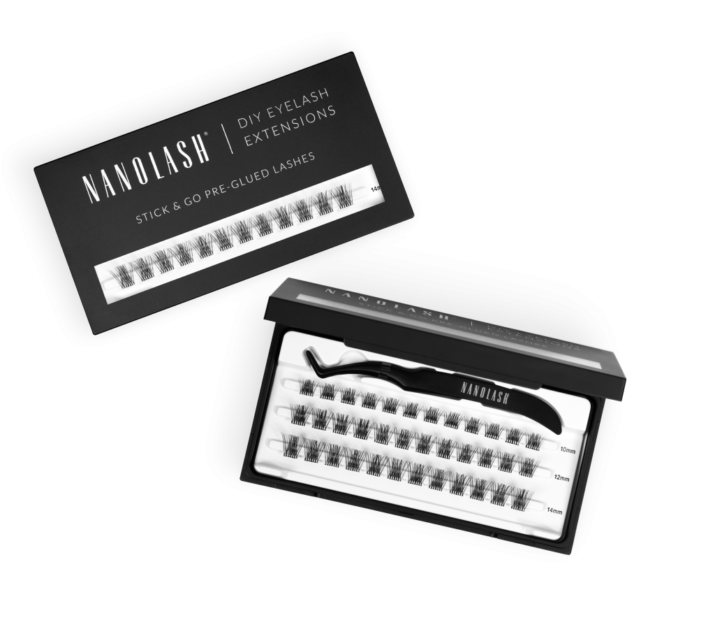 Vorgeklebte Wimpern nanolash